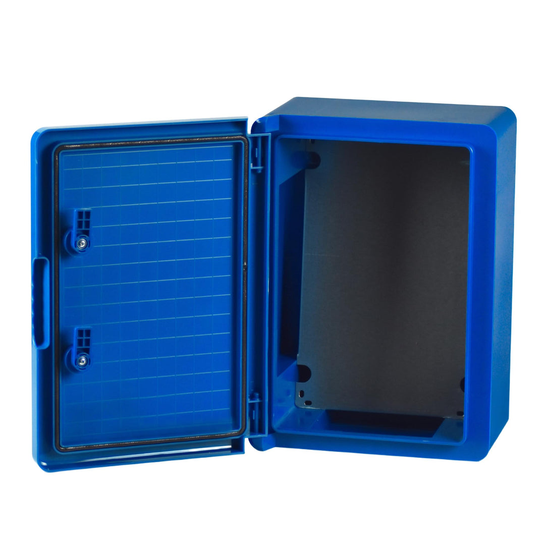 BOXEXPERT® Verteilerkasten aussen wasserdicht [ABS Kunststoff IP65 Gehäuse] blau (Serie Fleet) 350x2