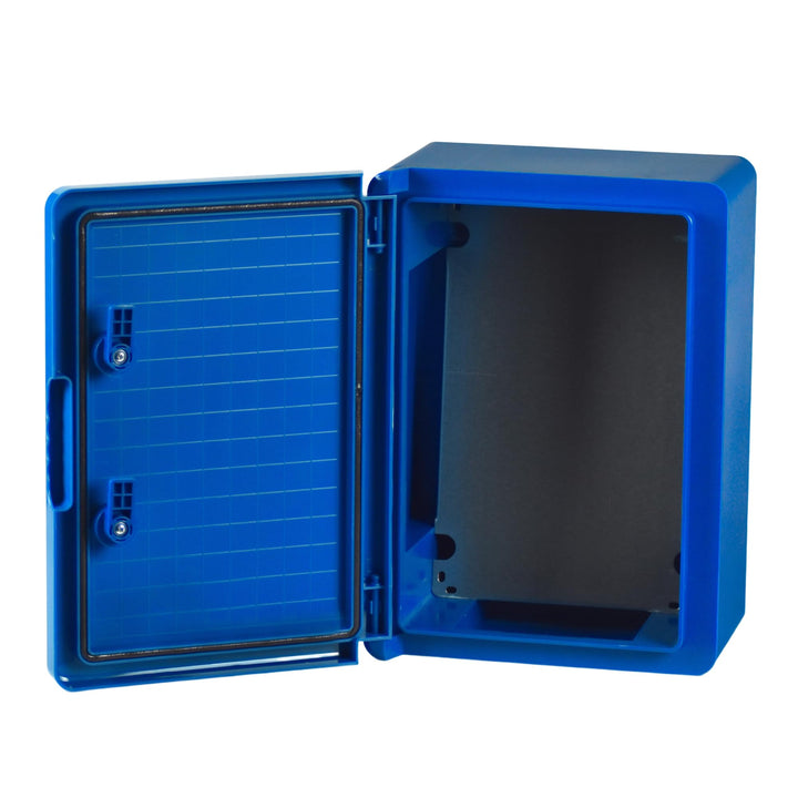 BOXEXPERT® Verteilerkasten aussen wasserdicht [ABS Kunststoff IP65 Gehäuse] blau (Serie Fleet) 350x2