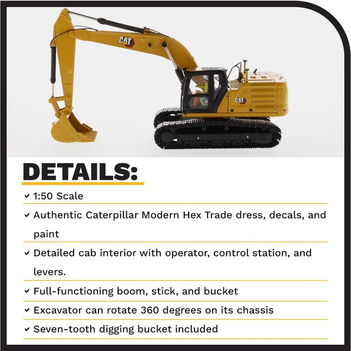 Diecast Masters 85585 - Cat 330 Hydraulikbagger Next Generation, Massstab 1:50, ab 14 Jahren, in Ble