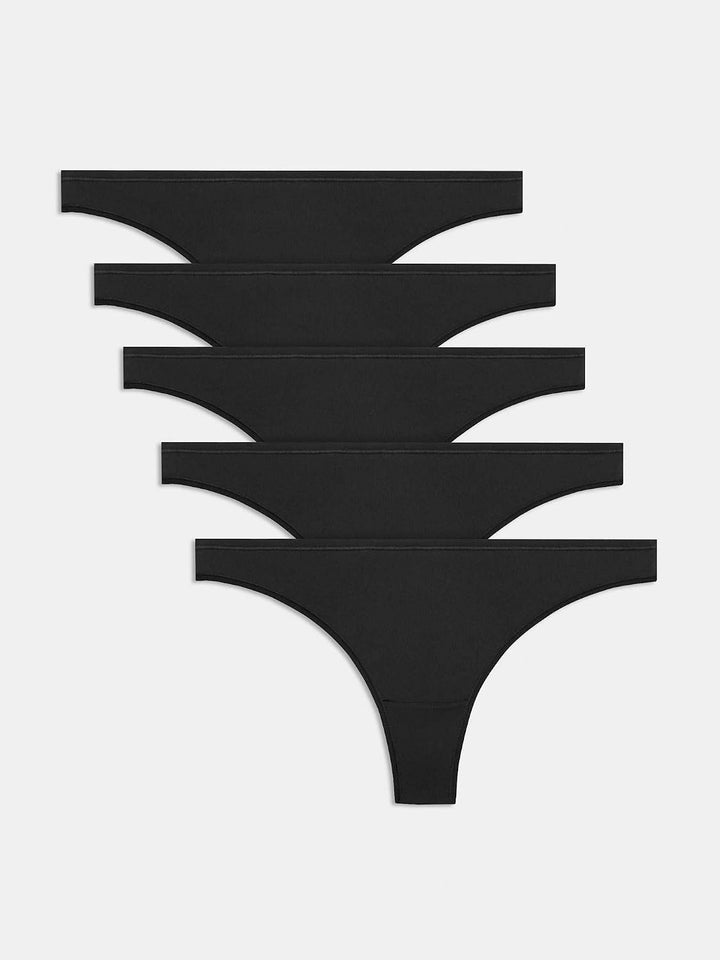 Marks &amp; Spencer Damen Panties Tanga, schwarz, 36