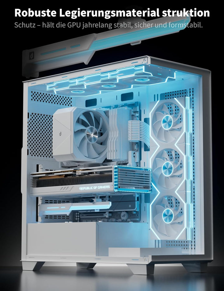 upHere GPU Halterung,ARGB Grafikkarten Halter/GPU Support mit 5V-ARGB-Beleuchtung,Verstellbare Grafi