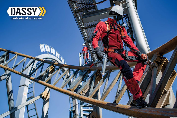 DASSY® Dynax Bundhose mit Stretch und Kniepolstertaschen DASSY D-FLEX PESCO 41 NACHTBLAU/ANTHRAZITGR
