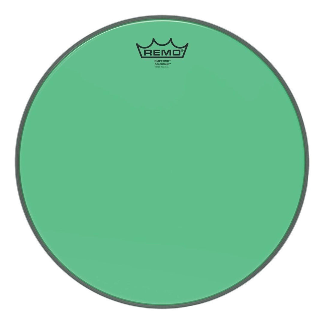 Remo Emperor Colortone Green Drum Head, 14" 14 Inches, 14 Inches