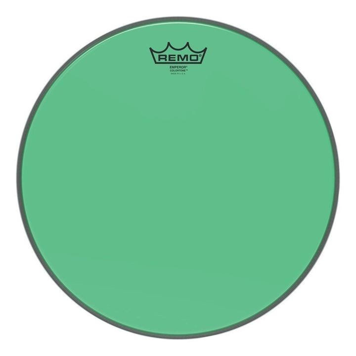 Remo Emperor Colortone Green Drum Head, 14" 14 Inches, 14 Inches