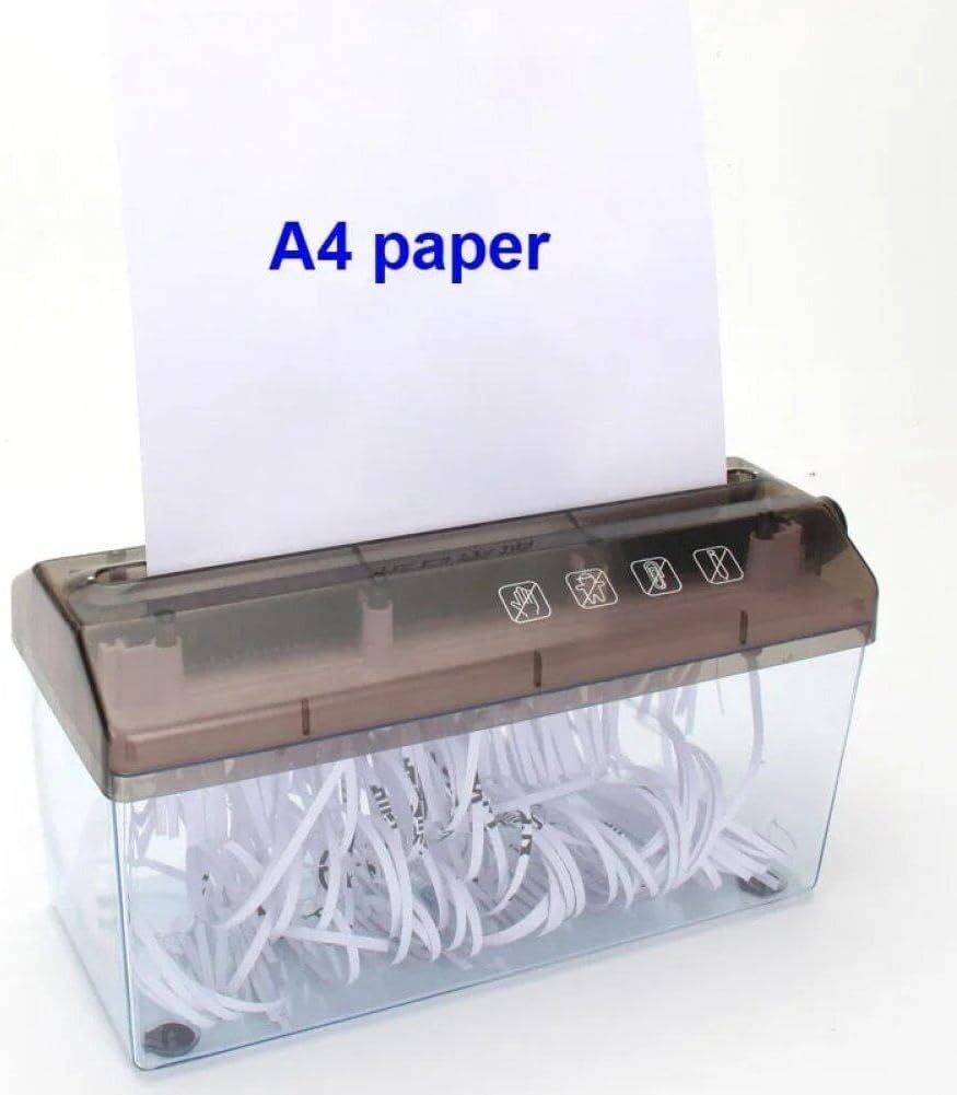 Mini Hand Shredder Tragbares A4 Papier Shredder Manual Shredder Dokumente Papier Schneidwerkzeug Hom