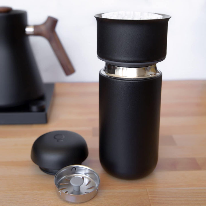 Fellow Carter Move Reisebecher – Vakuumisolierter Edelstahl-Kaffee- und Teebecher mit Keramik-Innens