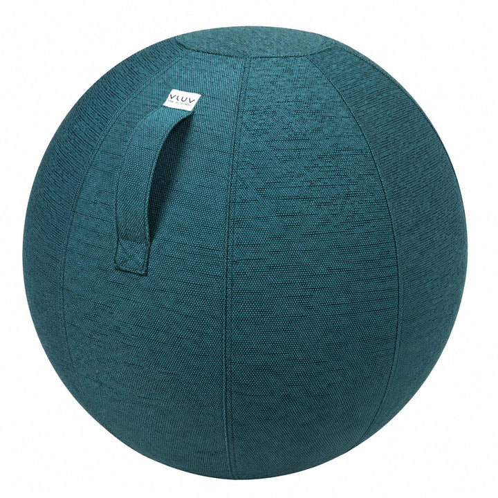 VLUV® BOL STOV Sitzball Büro Ergonomisch [Atmungsaktiv mit Tragegriff und Wegrollschutz] Waschbarer