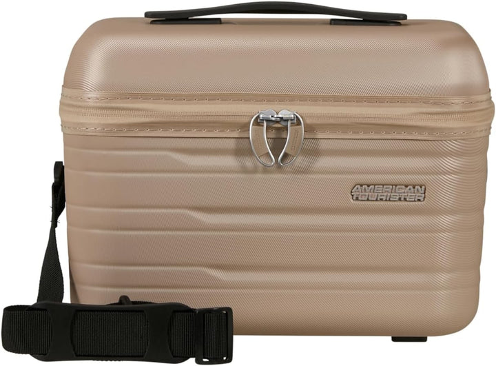 American Tourister Kosmetiktasche Flashline Beauty Case Ivory Gold Taupe Elfenbeingold, Elfenbeingol