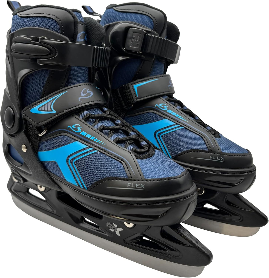 Cox Swain verstellbare Schlittschuhe Polar, Eislaufschuhe für Kinder, Jugendliche und Erwachsene bis