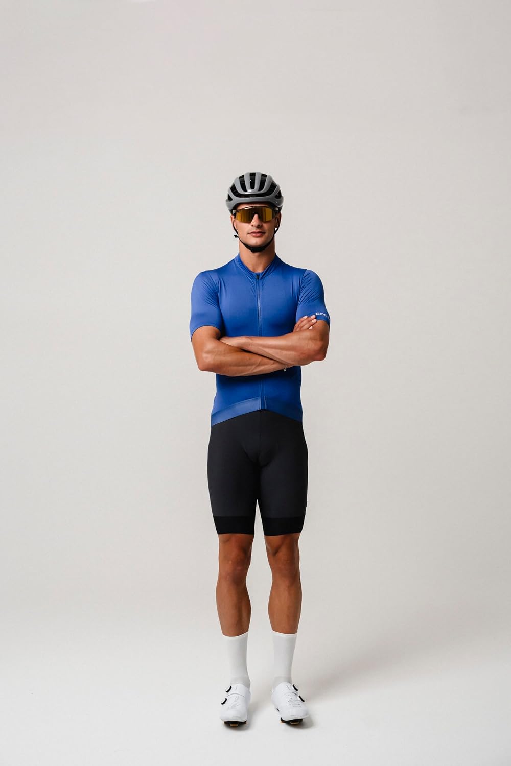 Gonso Herren Radhose SQlab GO M, kurze Fahrradhose mit Sitzpolster, Radlerhose tight fit Sqlab Bib s