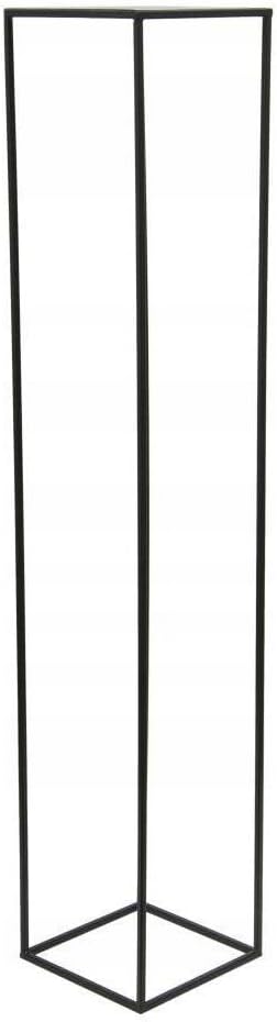 HowHomely Blumenständer Metall Schwarz 130 cm Hoch - Solider und Robuster Blumenhocker Metall - Pfla