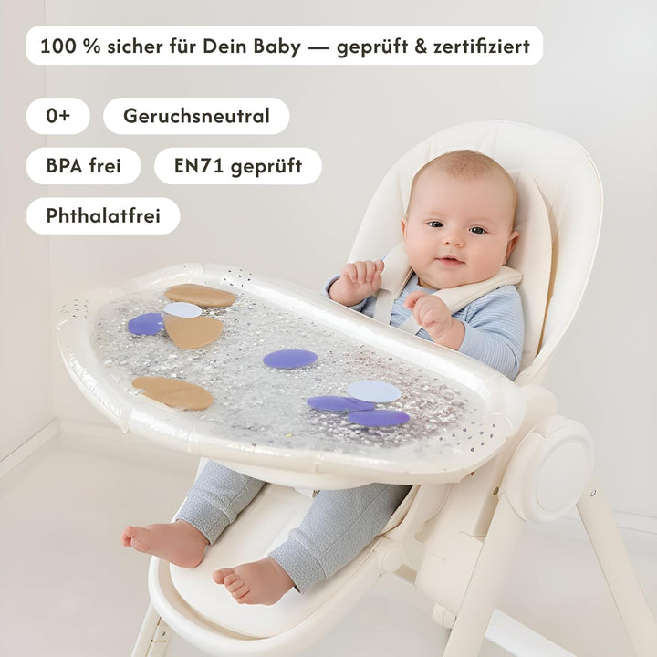 Hakuna Matte Wassermatte Baby 73x42cm – Tummy Time Wassermatte ab 3, 6 & 9 Monate, Sensorik Spielzeu