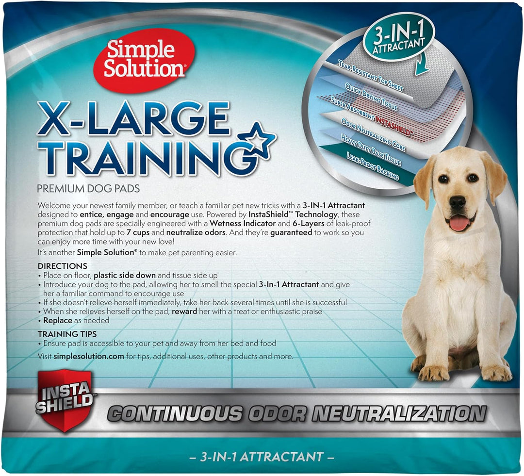 simple solution Einfache Lösung Extra grosse Hunde Training Pads, 28 x 30, 50 CT (Verpackung kann va