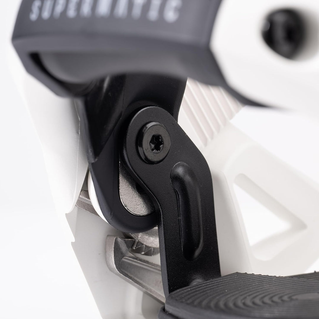 NIDECKER SUPERMATIC Bindung 2024 Black Weiss/opulenter Garten M (4.5-8.5), Weiss/opulenter Garten M