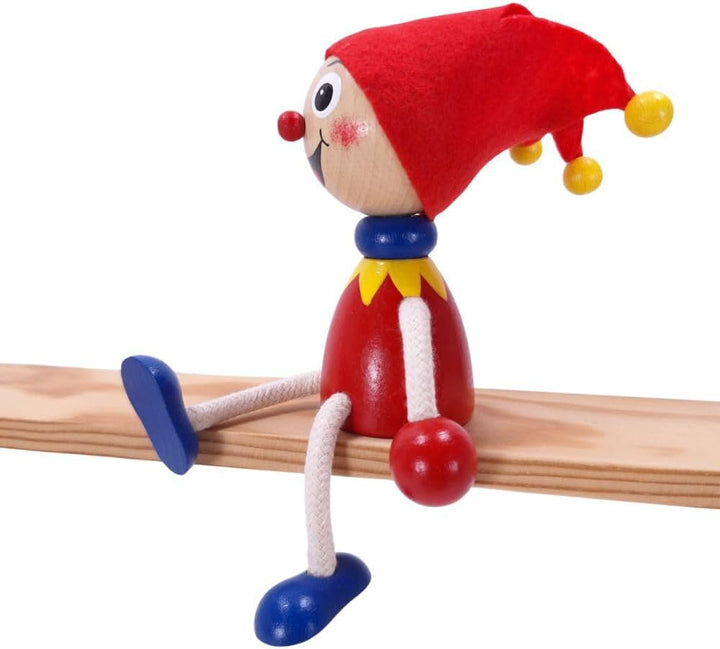 Schwingfigur Kasper Narr – Handgefertigte Dekoration aus Holz