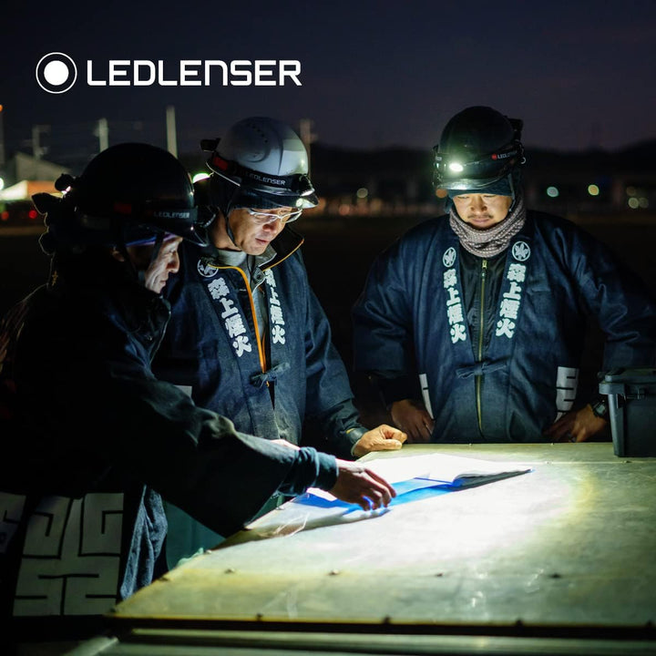 Ledlenser H8R, LED Stirnlampe, 600 Lumen, bis zu 120h Laufzeit, rotes Rücklicht, inkl. Akku, aufladb