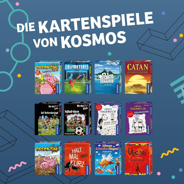KOSMOS 741693 Die drei ??? Kids Auf Verbrecherjagd, Kartenspiel für 2-6 Spieler ab 8 Jahren, Detekti