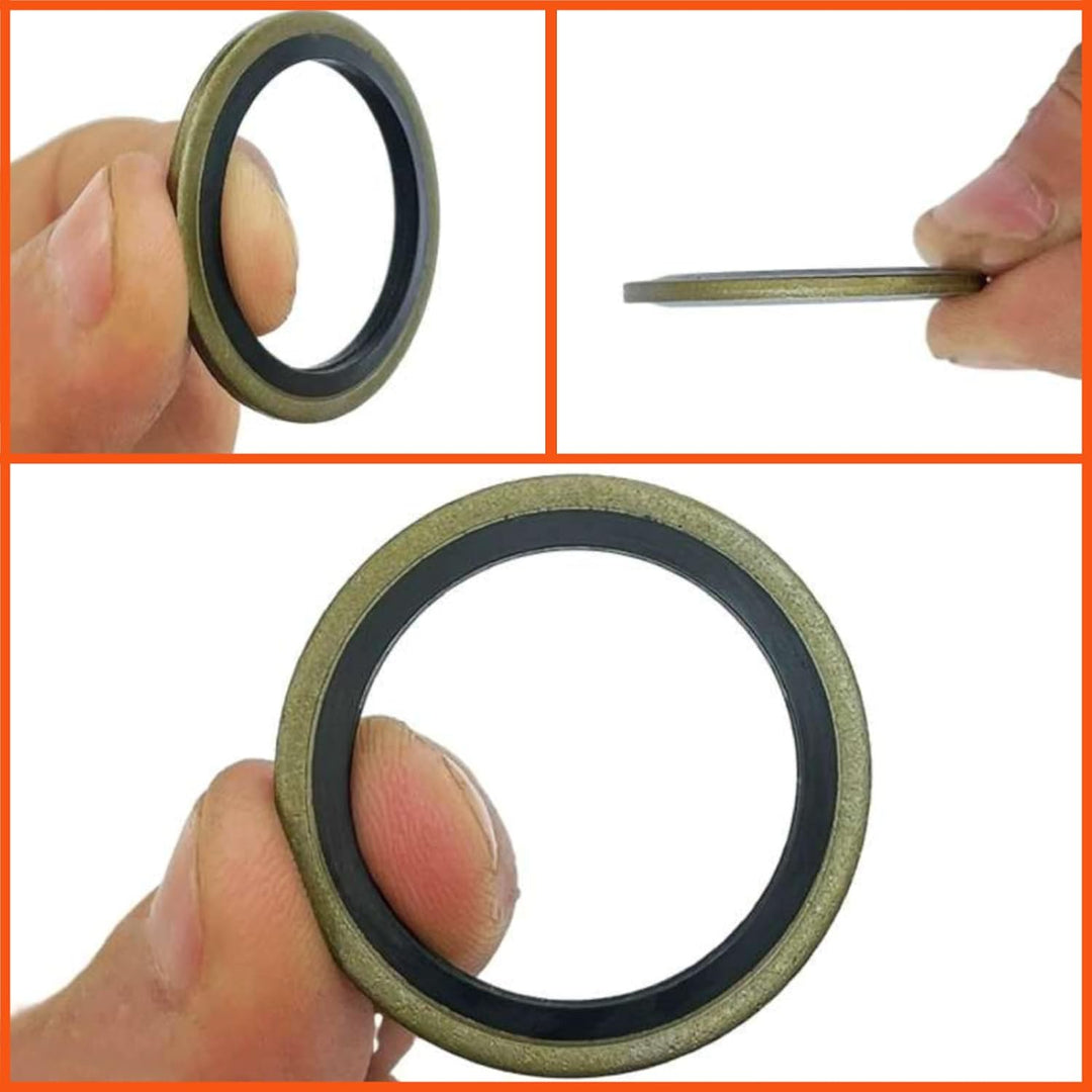 230 Stück Dichtungsringe Unterlegscheiben Set Ölablassschraube Dichtung M6 M8 M10 M12 M14 M16 M18 M2