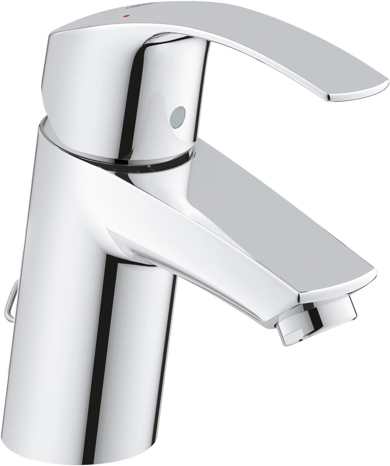 GROHE Eurosmart Waschtischarmatur, versenkbare Kette, Standard-Auslauf 33188002 S versenkbare Kette,