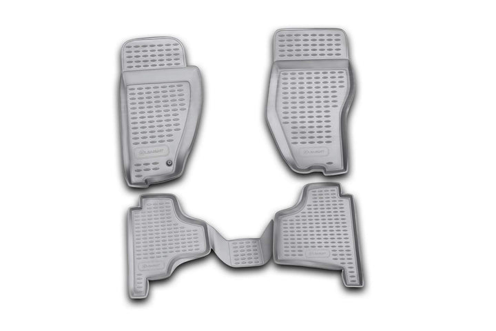 Element Passgenaue Premium 3D Gummimatten Fussmatten passend für Dodge Nitro, 2006-2011, 4 TLG, Schw
