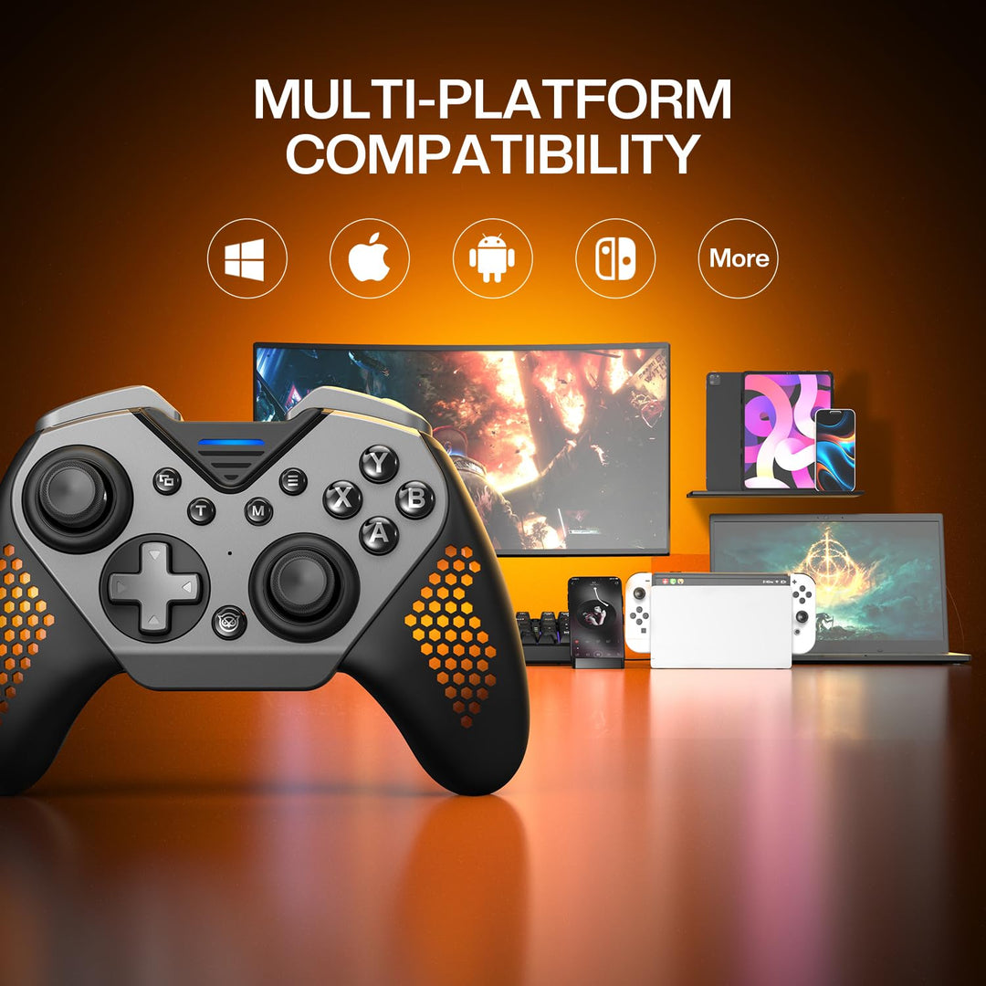 NYXI Flexi Wireless PC Controller - Hall Effect Sensing Joystick, Hall Analong Triggers, Interchange