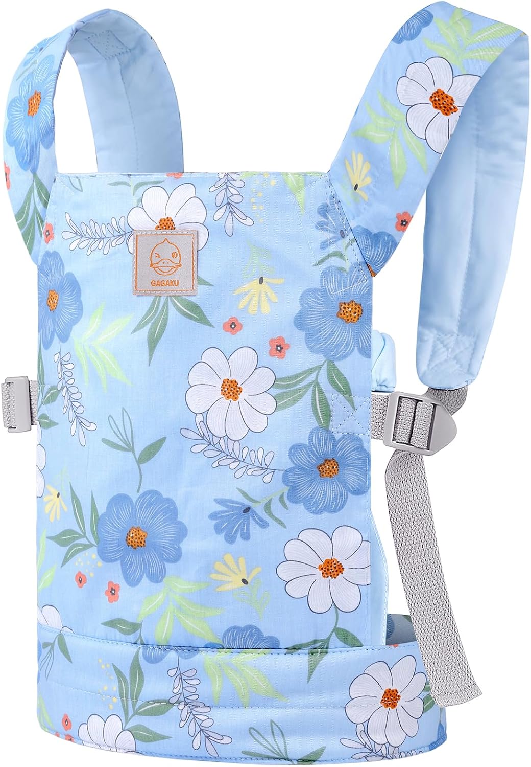 GAGAKU Puppentrage ab 3 Jahre Kinder, Babytrage Puppen Bauchtrage Puppenzubehör Tragesitz mit Verste