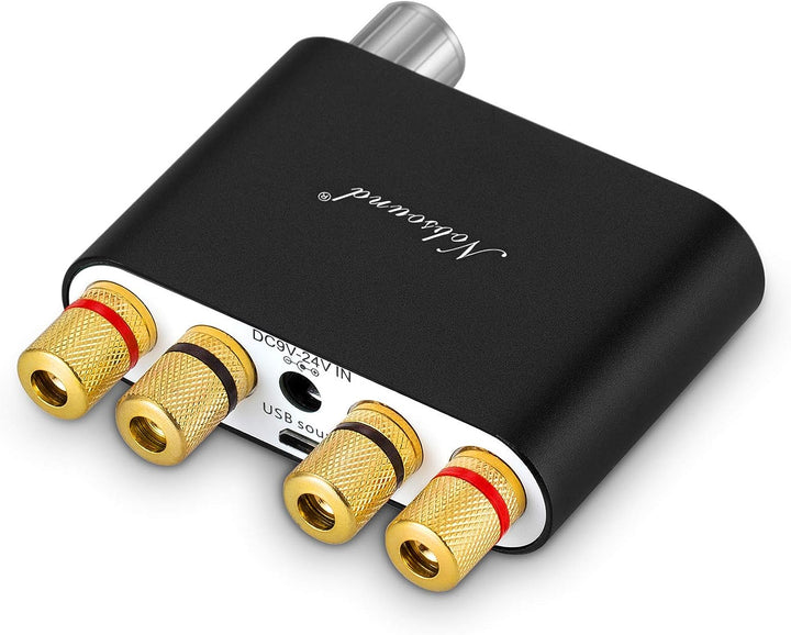 Nobsound NS-10G Mini Bluetooth 5.0 Digitaler Stereo Verstärker 100W HiFi Power Amp mit Netzteil (Sch