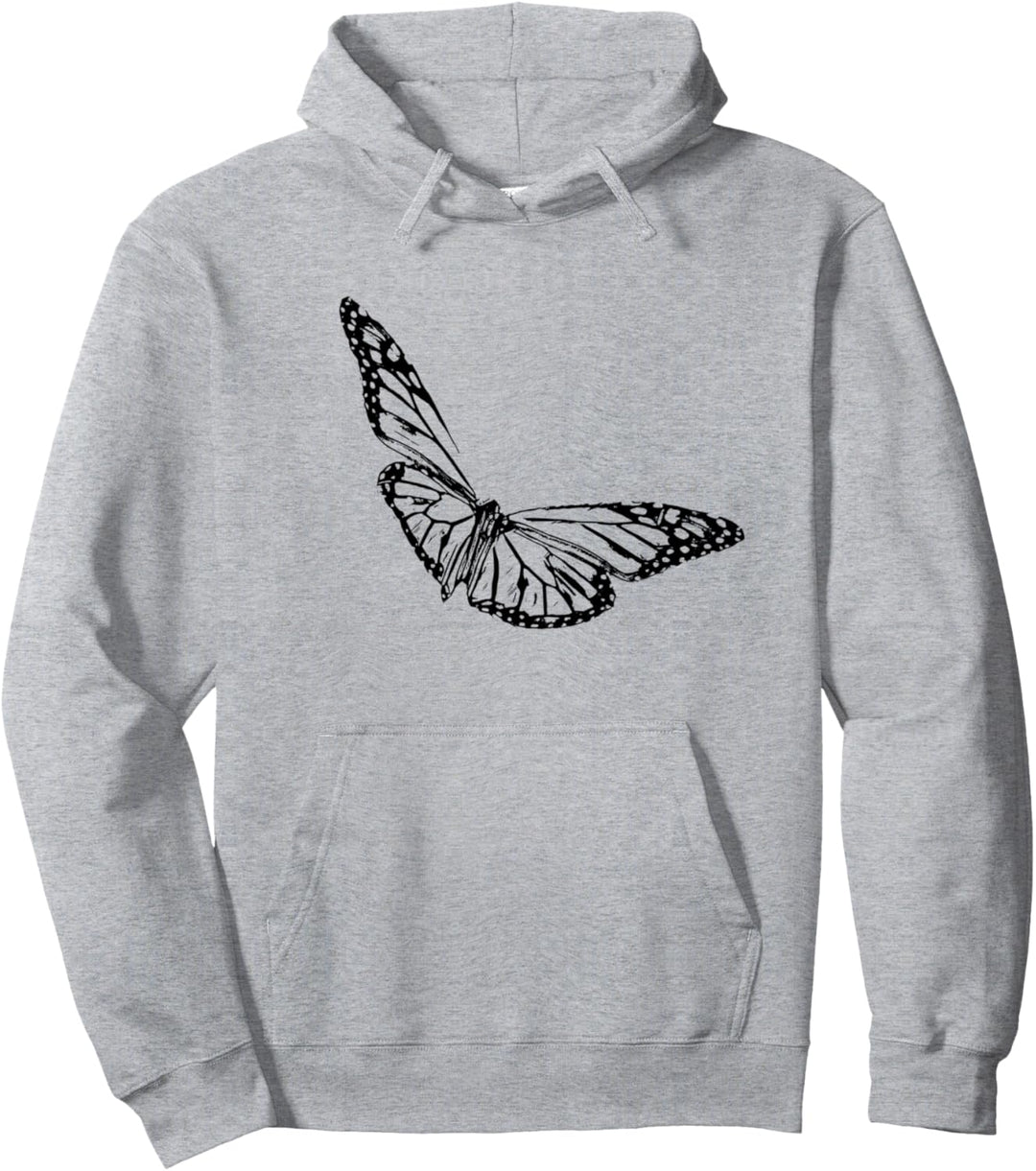 Schmetterling Motiv Falter bunte Insekten Schmetterlinge Pullover Hoodie