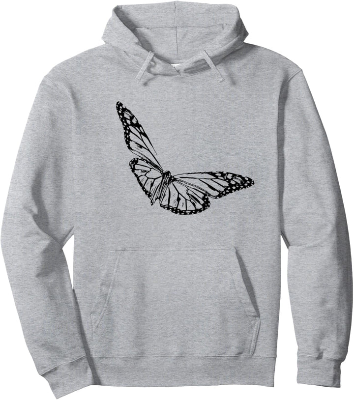 Schmetterling Motiv Falter bunte Insekten Schmetterlinge Pullover Hoodie