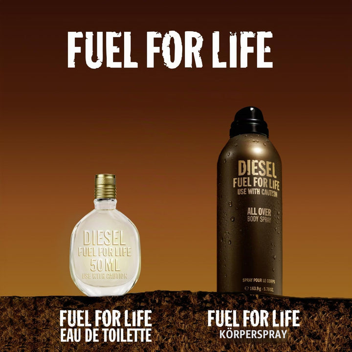 Diesel Fuel For Life, Bodyspray für Männer, Körperspray mit frischem und kraftvollem Duft nach Laven