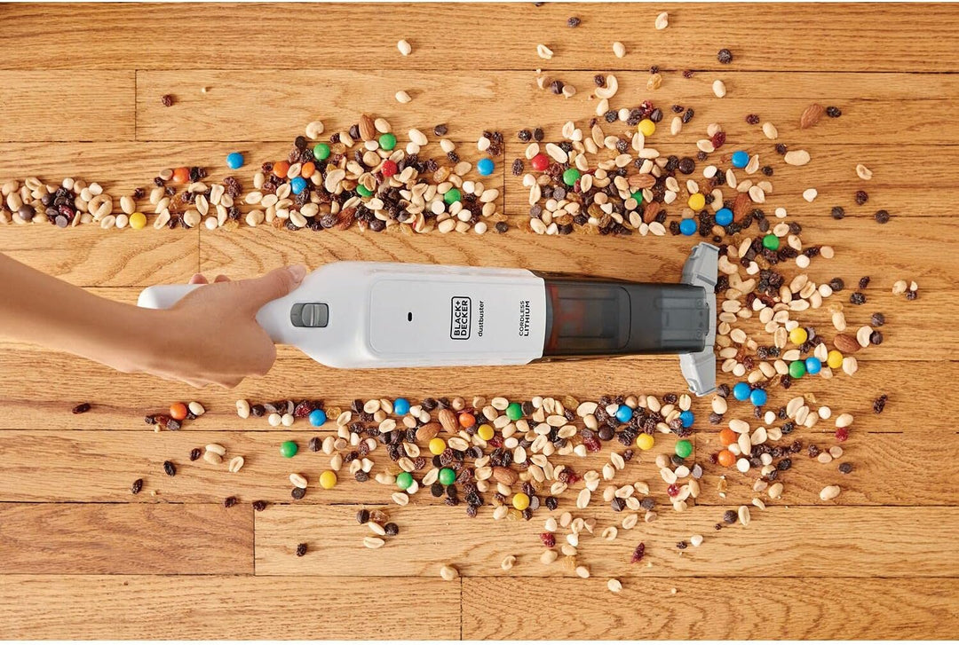 BLACK+DECKER Akku-Handstaubsauger Dustbuster Slim HLVC315J11 (12V, 1.5Ah, beutellos &amp; kabellos, mit