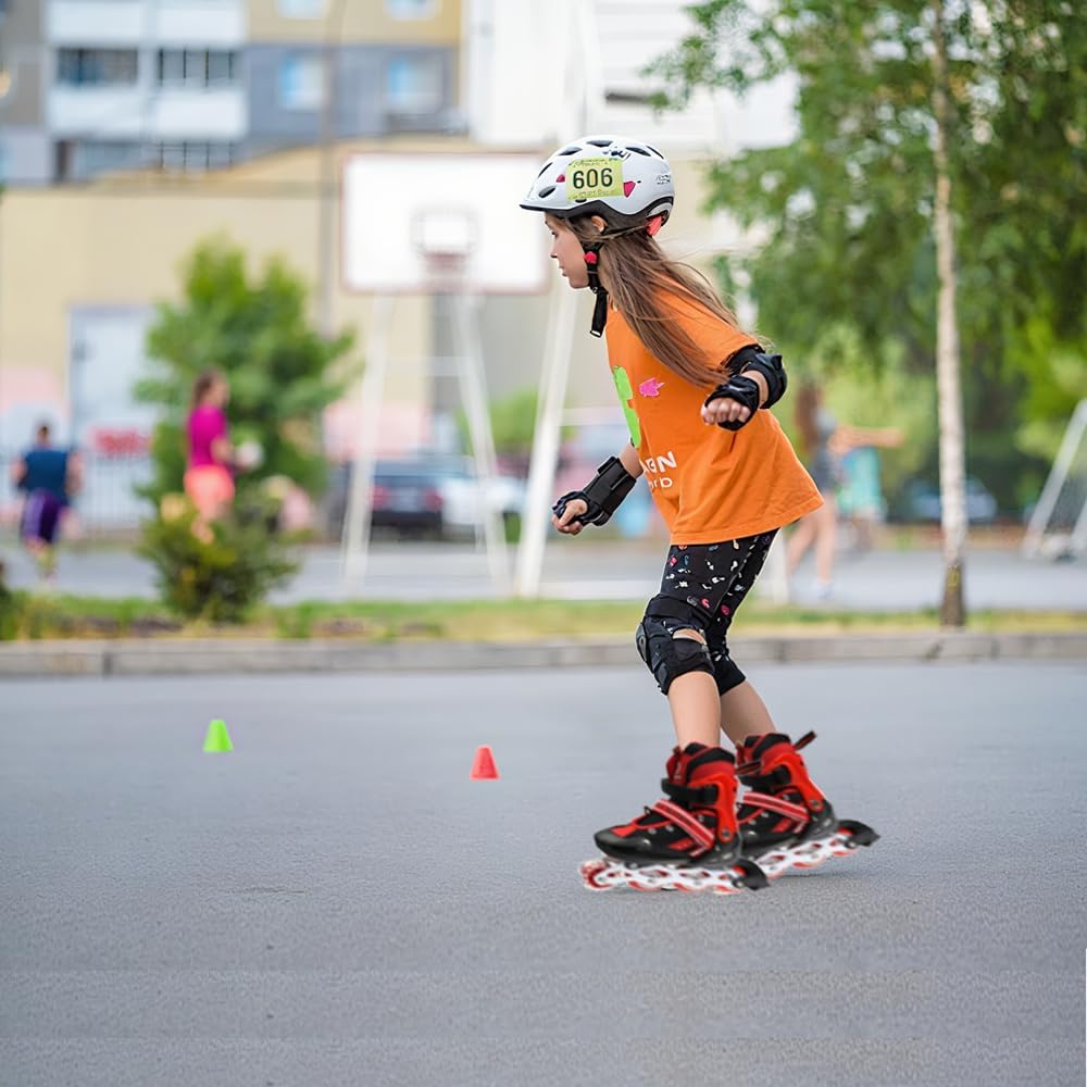 Inline Skates |Inliner für Kinder & Erwachsene | Inline Skates mit grossen Rädern 76 mm | Kids-Inlin