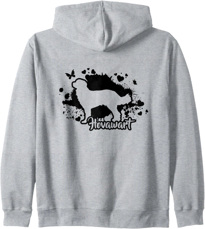 Lustiger Hovawart Hunderasse lustiger Hund Hunde Kapuzenjacke