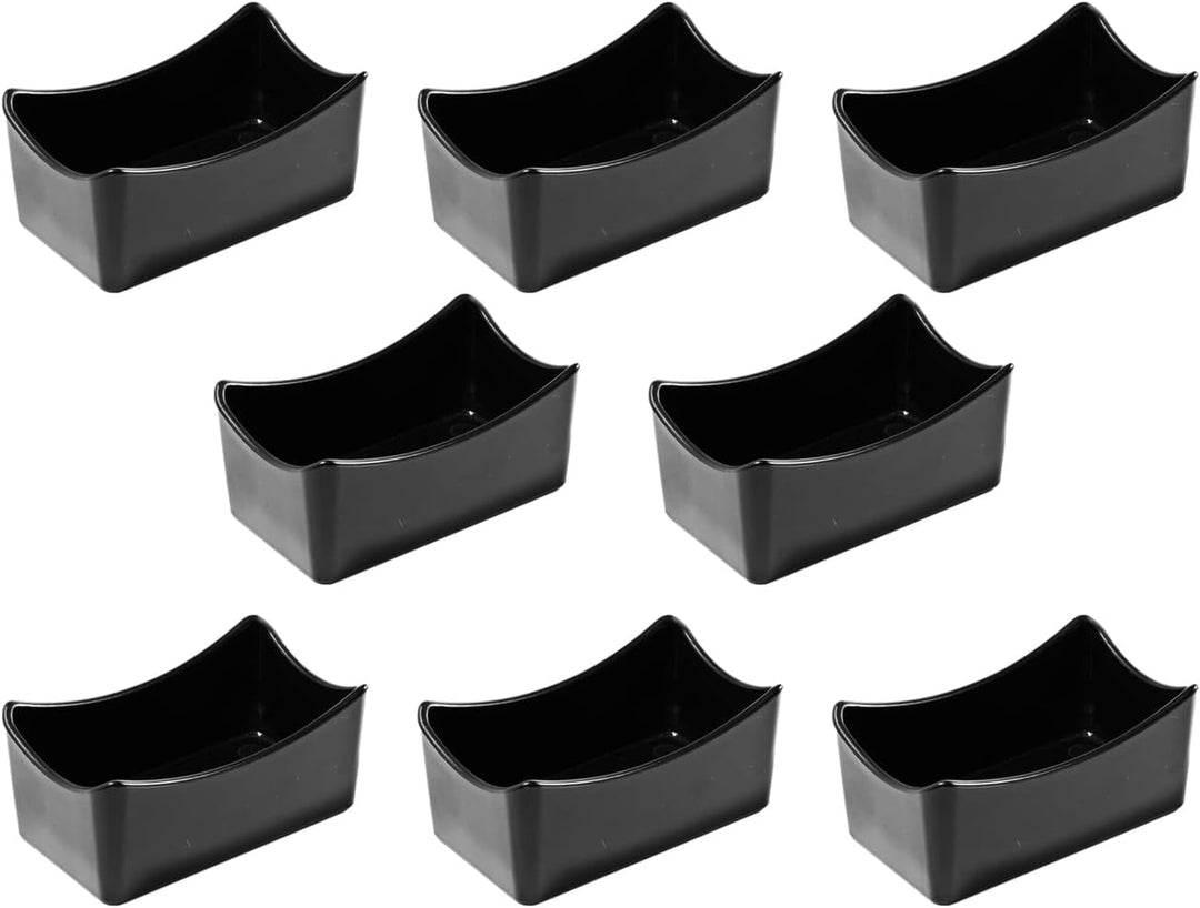 Garnet - Zuckerbeutelhalter aus Kunststoff für Bar - für Tisch - schwarz - spülmaschinengeeignet - 8