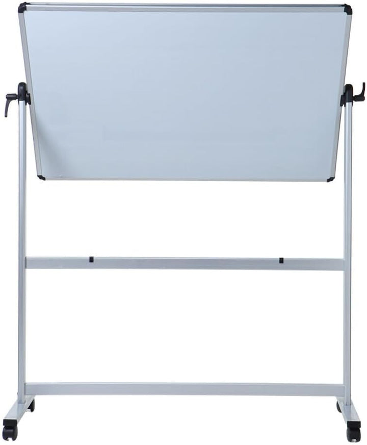 VIZ-PRO Mobiles Whiteboard/Doppelseitige Whiteboard- mit Alurahmen, magnetisch - 110 x 75 cm 1100 x