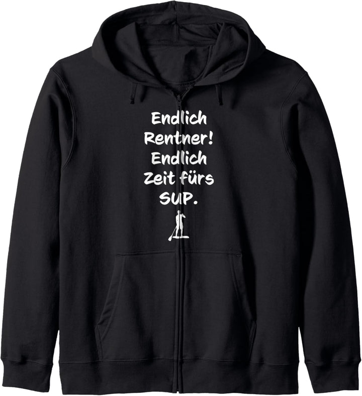 Sup Rentner Stand Up Paddling Board Kapitän Kapuzenjacke