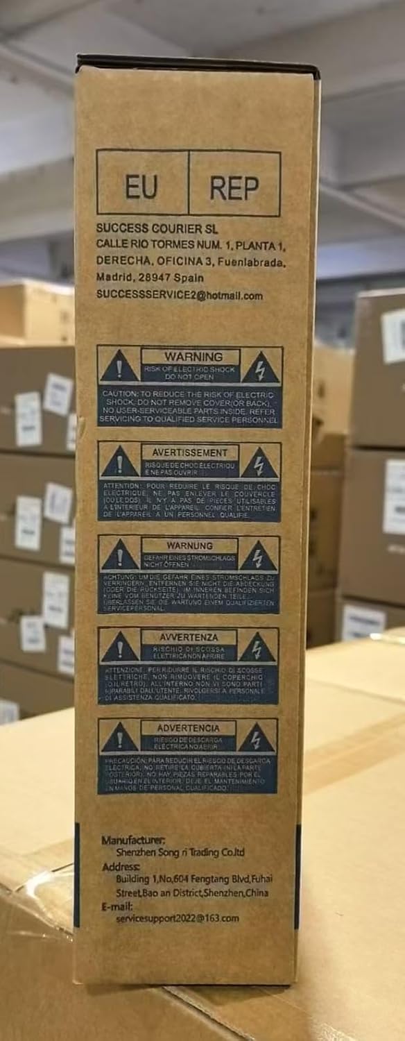 KCR Tragbarer Digitalfernseher, 12 V DVB-T2 TV, HDMI/AV/USB-Eingänge, Fernbedienung, 12 V Kfz-Ladege