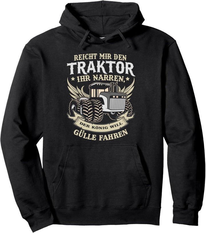 Traktor Landwirt Geschenk Motiv mit Spruch Bauer Agrarstarz Pullover Hoodie