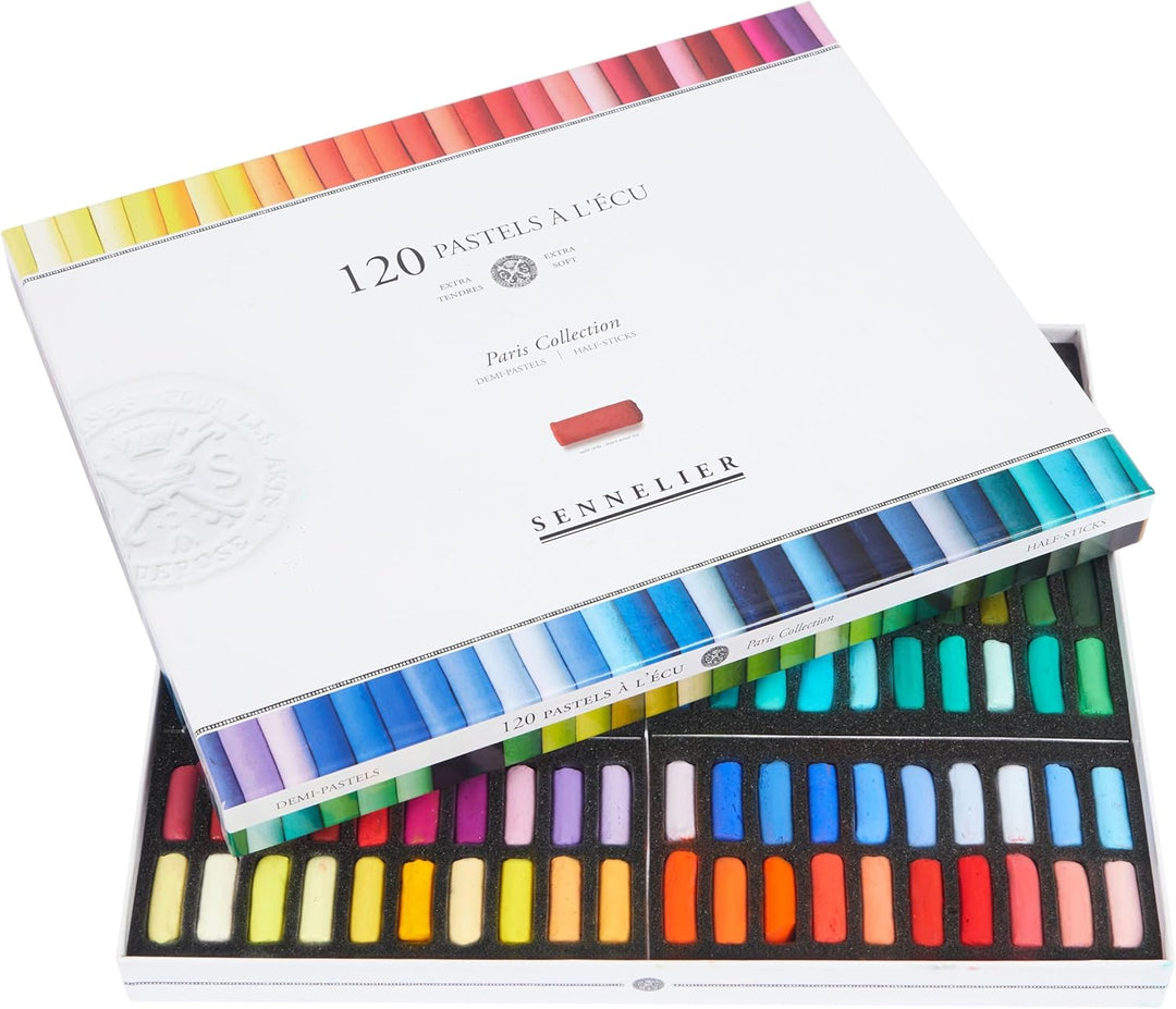 Sennelier Pastels Soft Half ST 120/PKG, mehrfarbig, 120 Stück (1 Stück) 120 stück (1er Pack) mehrfar