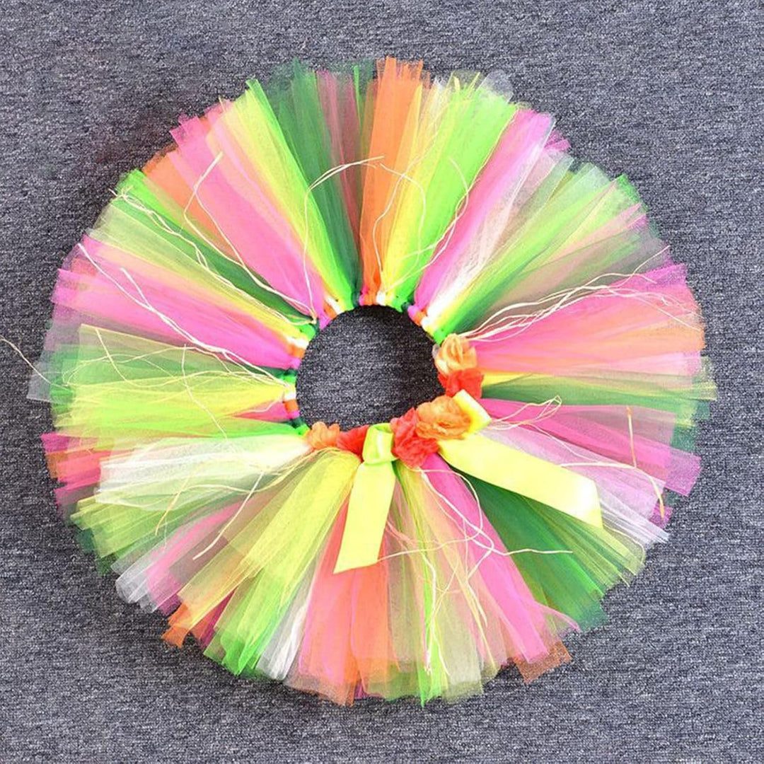 Hawaii Mottoparty Kostüme Set Gras Hula 40cm Rock Hawaiian Lange Hawaiianischer Grasrock 7 Teilig Bl