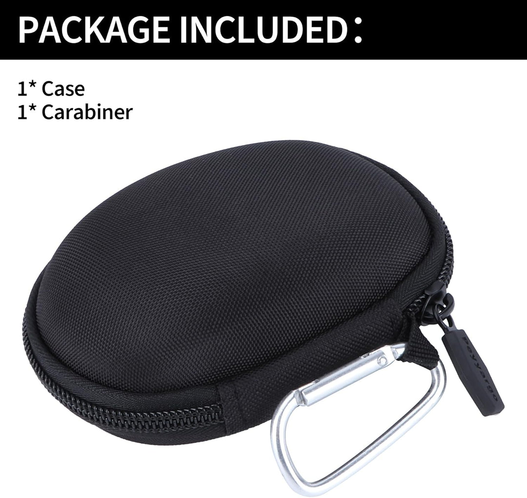 Peyyargo Hart Schutzhülle kompatibel mit Logitech MX Anywhere 3S 3 2S 2 Compact Maus Schwarz, Schwar