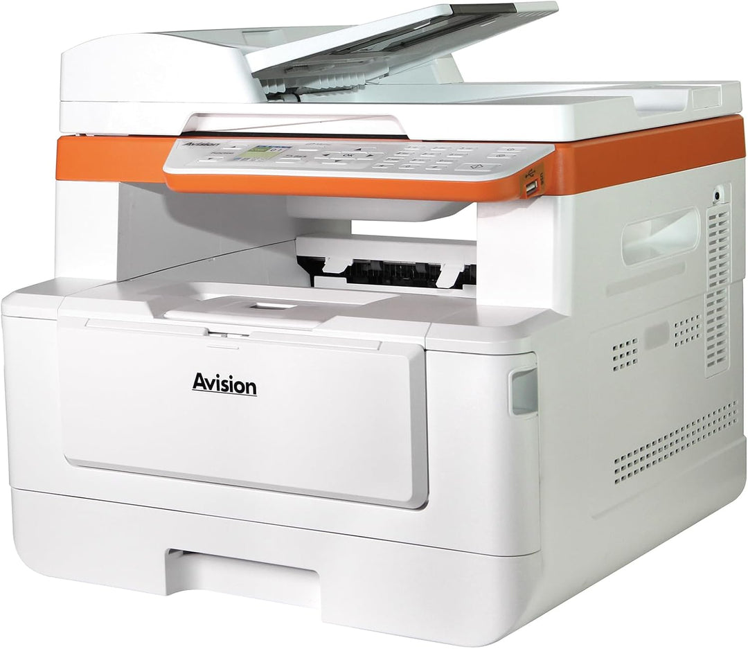 Avision AM40Q MFP A4 Multifunktionsdrucker, Schwarzweiss Laser Drucker, Scanner, Kopierer, USB, LAN,