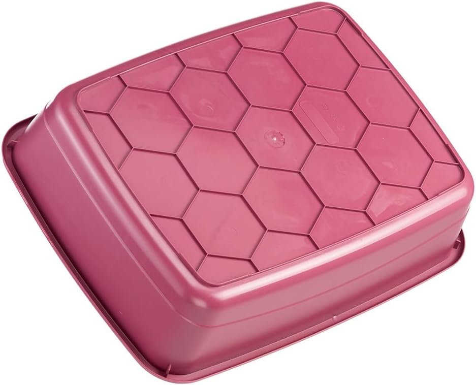 Ferplast Katzenklo, offene Katzentoilette, mit hohen Rändern, 46,5 x 35,5 x H 11,5 cm, NIP 10 Hausti