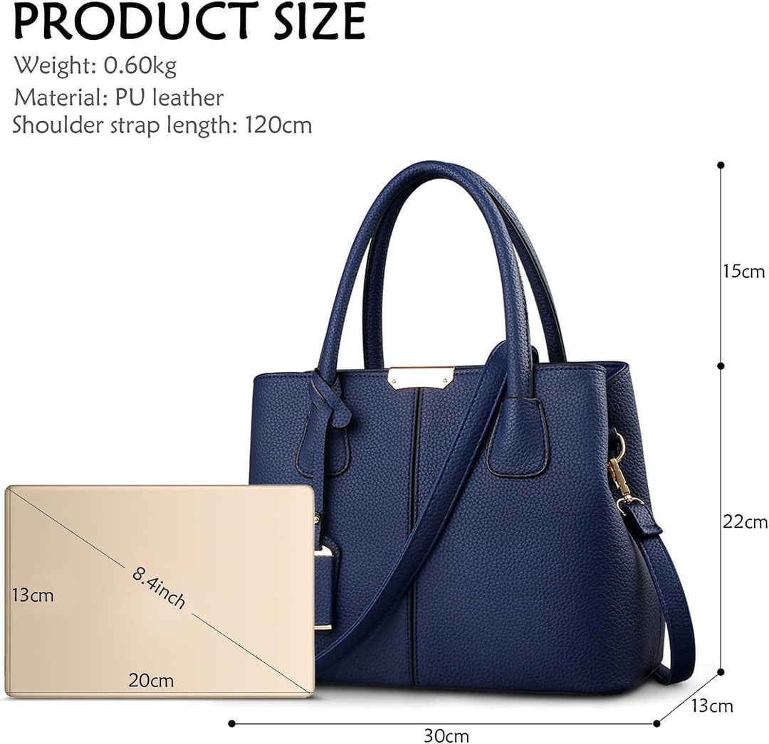 DIRRONA Elegant Damen Handtasche Schultertasche Gross Kapazität Umhängetasche Beiläufig Reise Tasche