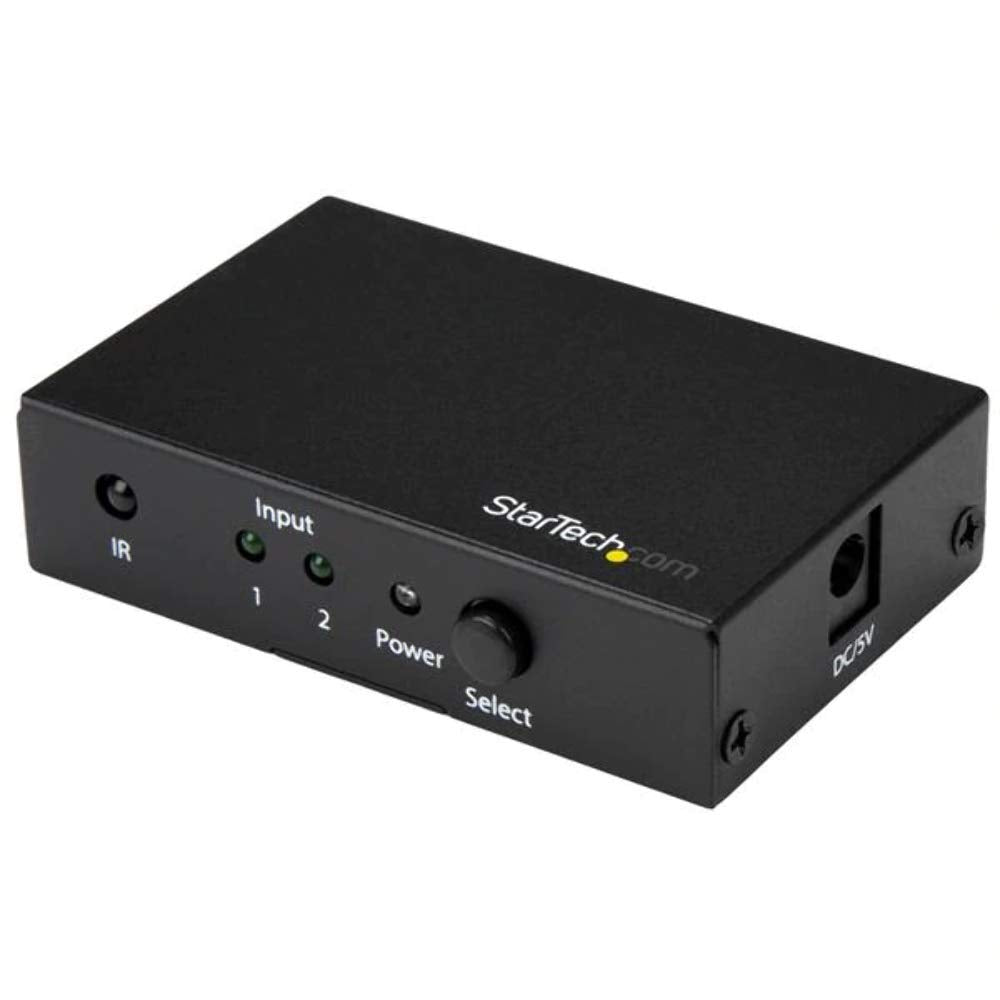StarTech.com 2 Port HDMI Switch - 4K HDMI Switch Box - Ultra HD 4k 60Hz 4K bis 60 Hz 2 ports, 4K bis