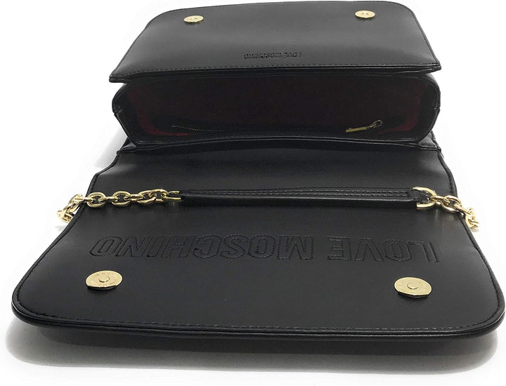 Love Moschino Damen Ss21 Schultertaschen, Kollektion Frühling Sommer 2021, Einheitsgrösse Schwarz, S