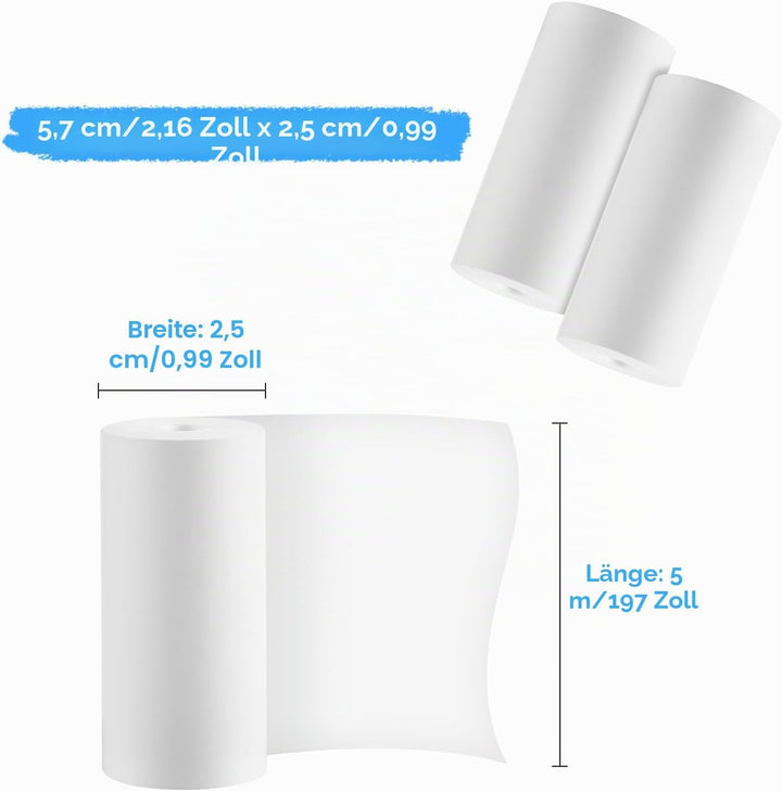 Kinderkamera Sofortbildkamera, Ambesty Digitalkamera für Kinder mit Druckpapier 32G TF Karte, 2,4 Zo