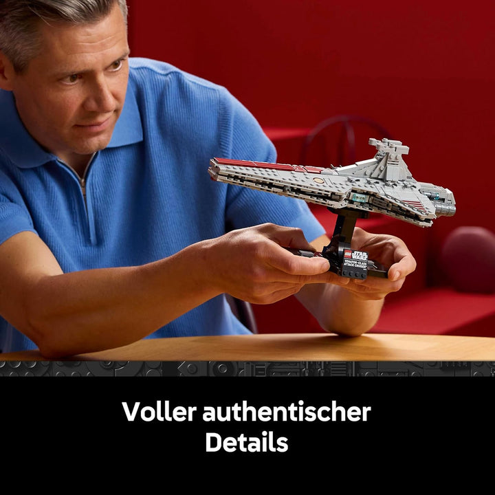 LEGO Star Wars 75441 Angriffskreuzer der Venator-Klasse - Modellbau-Set des republikanischen Kriegss
