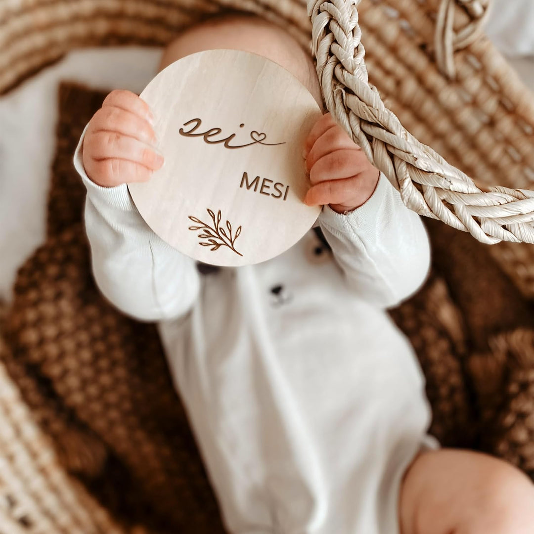 Mikito Italian Meilensteinkarten Baby