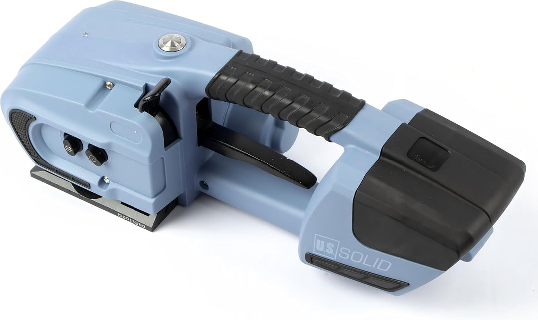 U.S. Solid Elektrische Umreifungsgerät mit 2x4000mAh Akku, für 13-16 mm PP/PET-Bänder, Vollautomatis